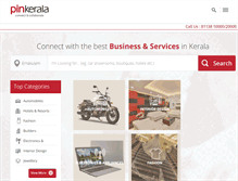 Tablet Screenshot of pinkerala.com